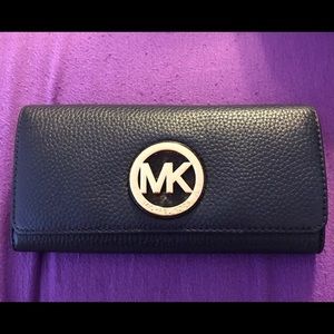 Navy blue Michael Kors wallet
